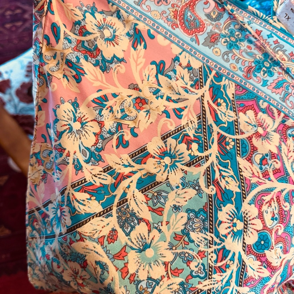 Lapogee~Floral Maxi Dress (XL) – New Without Tags - Picture 5 of 7
